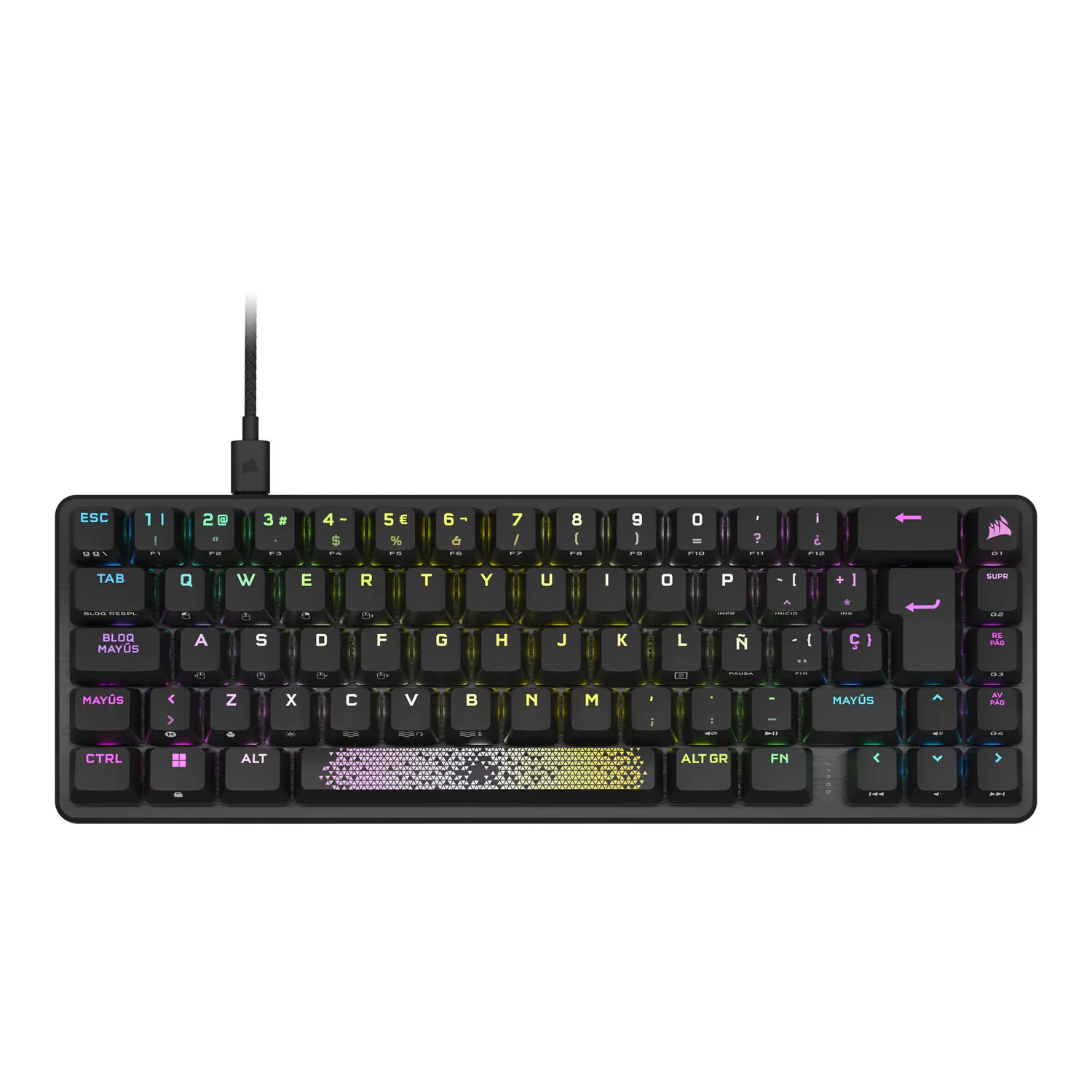 کیبورد گیمینگ کورسیر مدل K65 PRO MINI RGB