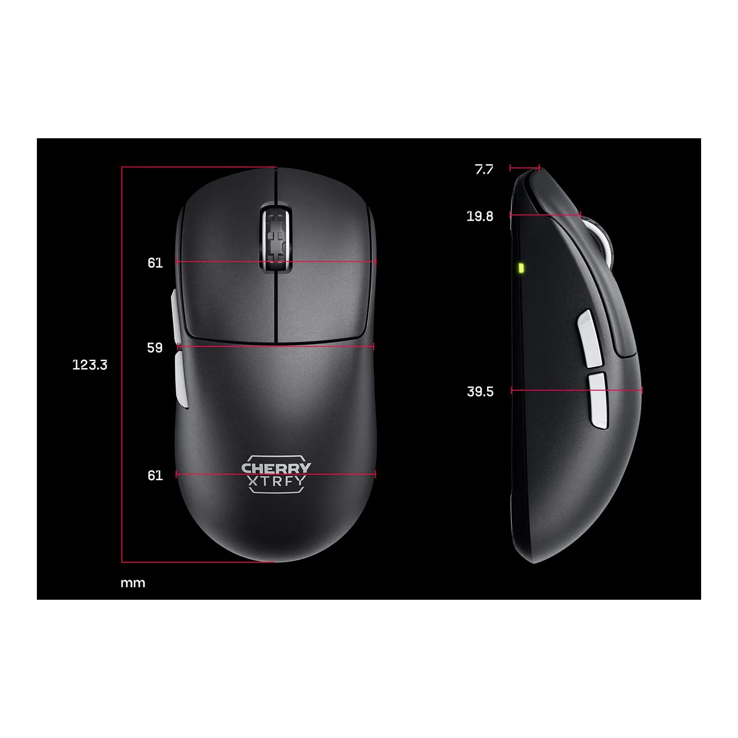 موس گیمینگ CHERRY XTRFY مدل M68 Pro Wireless