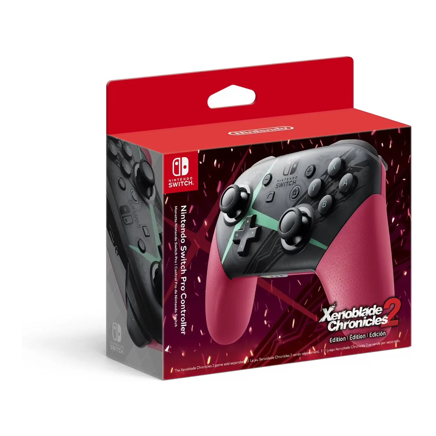 دسته بی‌سیم Nintendo Switch Pro Controller - Xenoblade Chronicles 2 Edition
