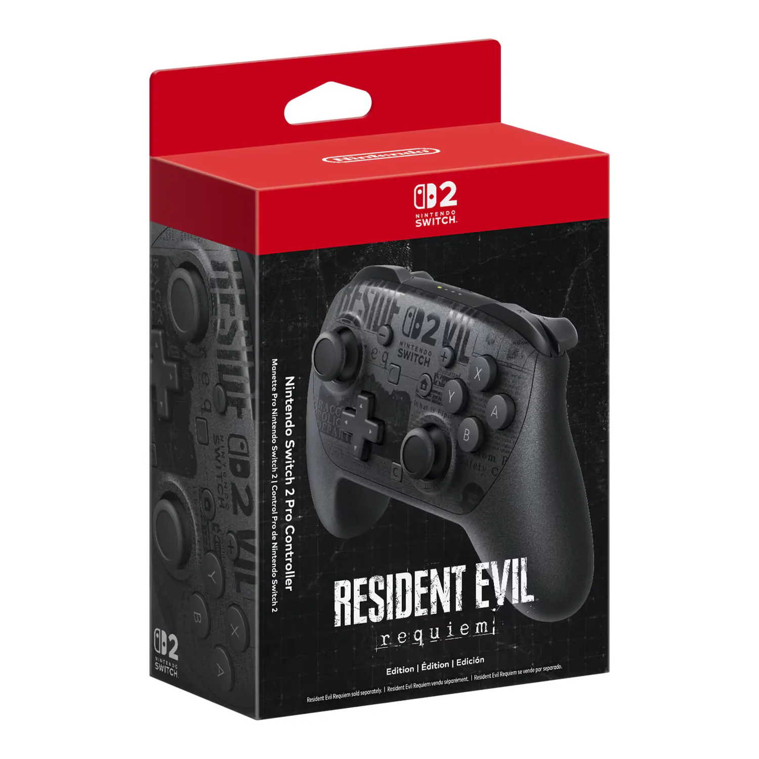 دسته بی‌سیم Nintendo Switch 2 Pro Controller - Resident Evil Requiem Edition